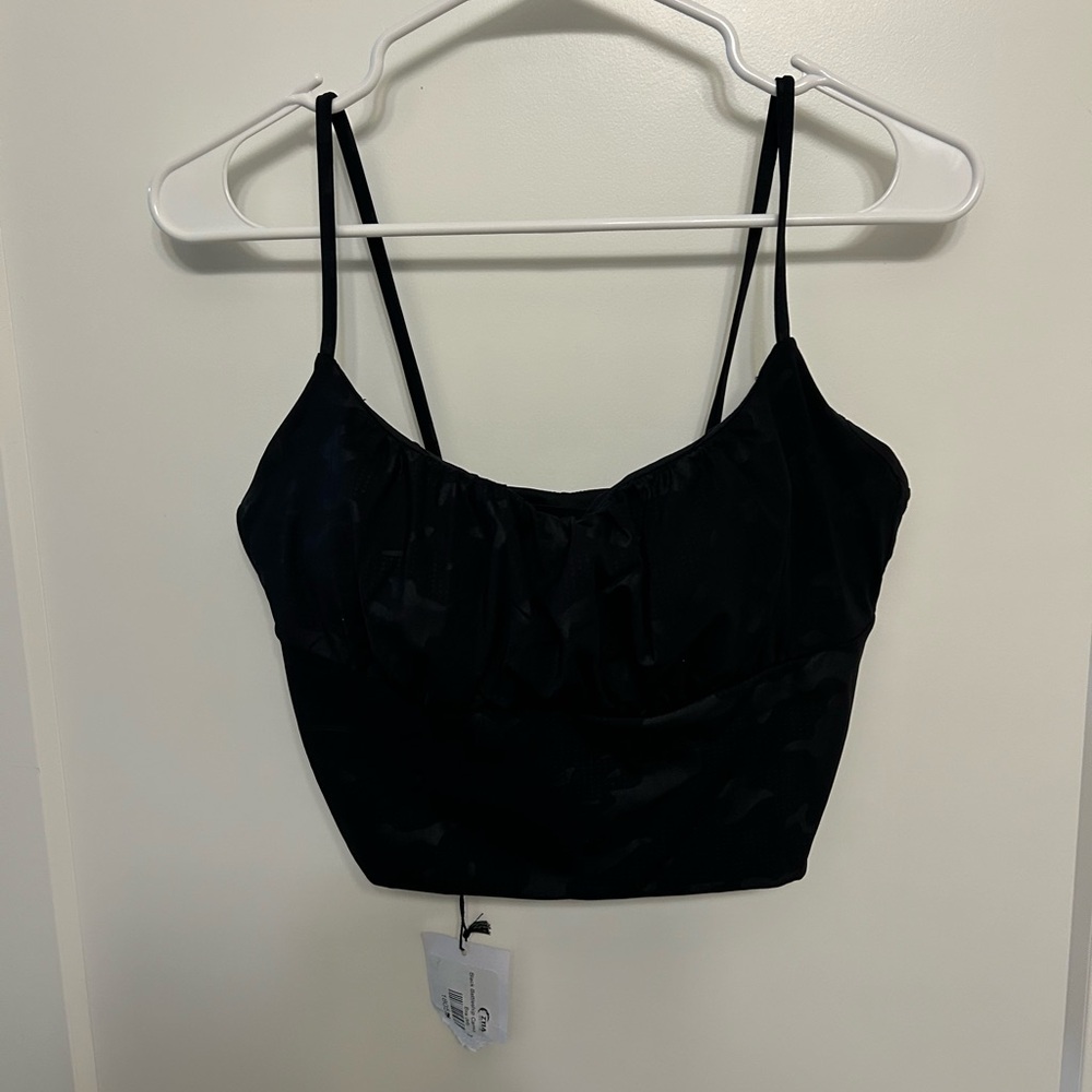 NWT Zyia Active Battleship Camo Tank Top